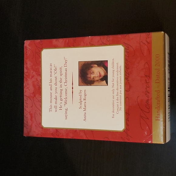 Vintage Hallmark Keepsake Ornament Feliz Navidad Maracas Ornament 2000 - Picture 2 of 6